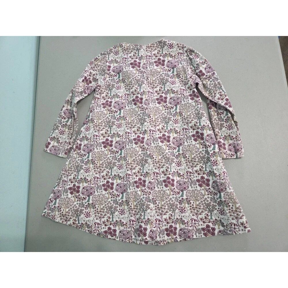 Sarah Louise Boutique Dress Long Sleeve Multicolor Floral Design Size 5Y England